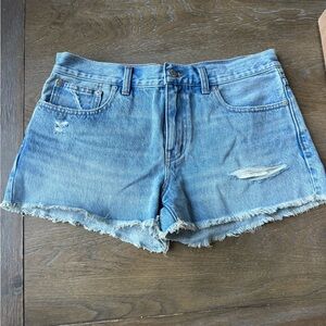 Madewell The Low-Rise Boyfriend Short Raw Hem NWOT Sz 28